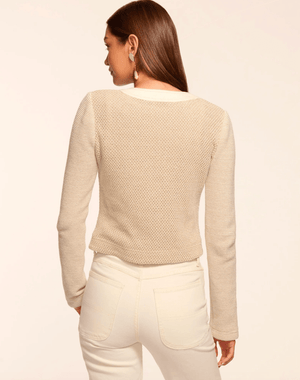 Huda Cotton Tweed Lurex Knit Jacket - The Collective Park City