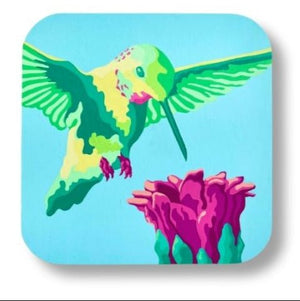 "Hummingbird" Original Painting - The Collective Park City
