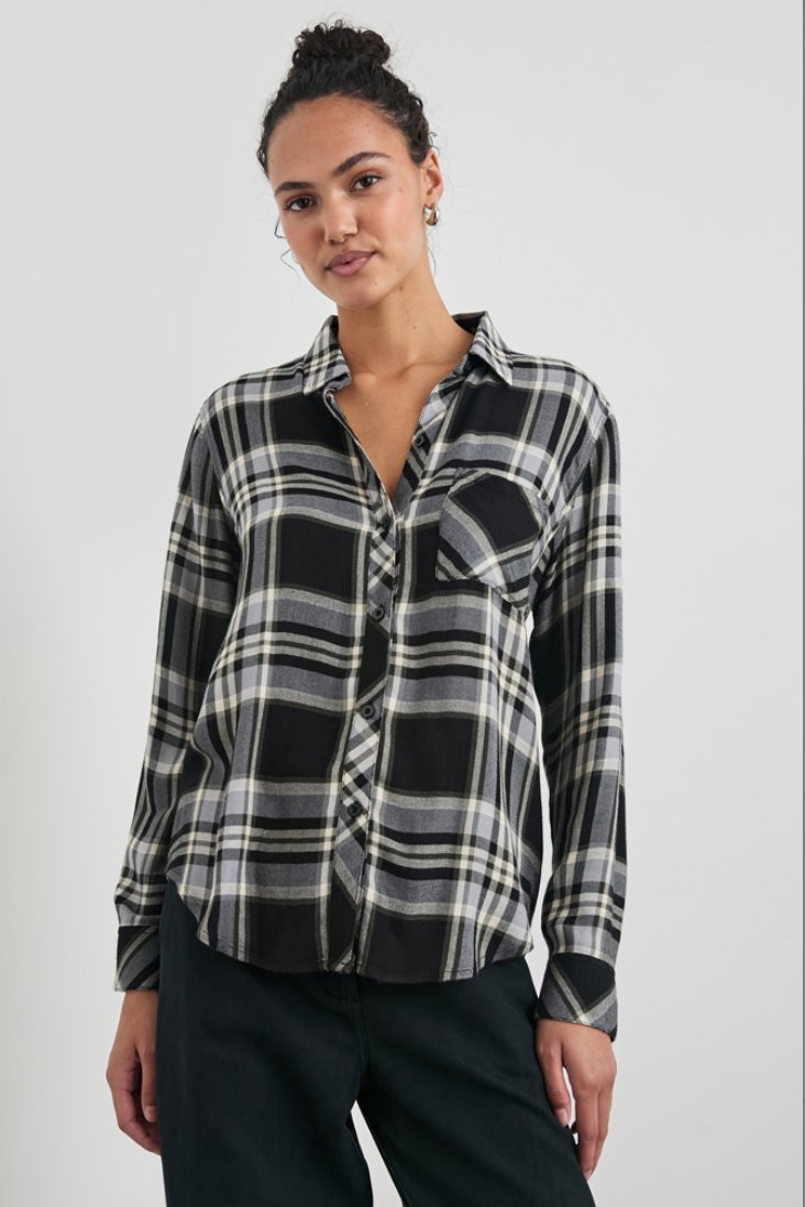 Hunter Button Down Top - The Collective Park City