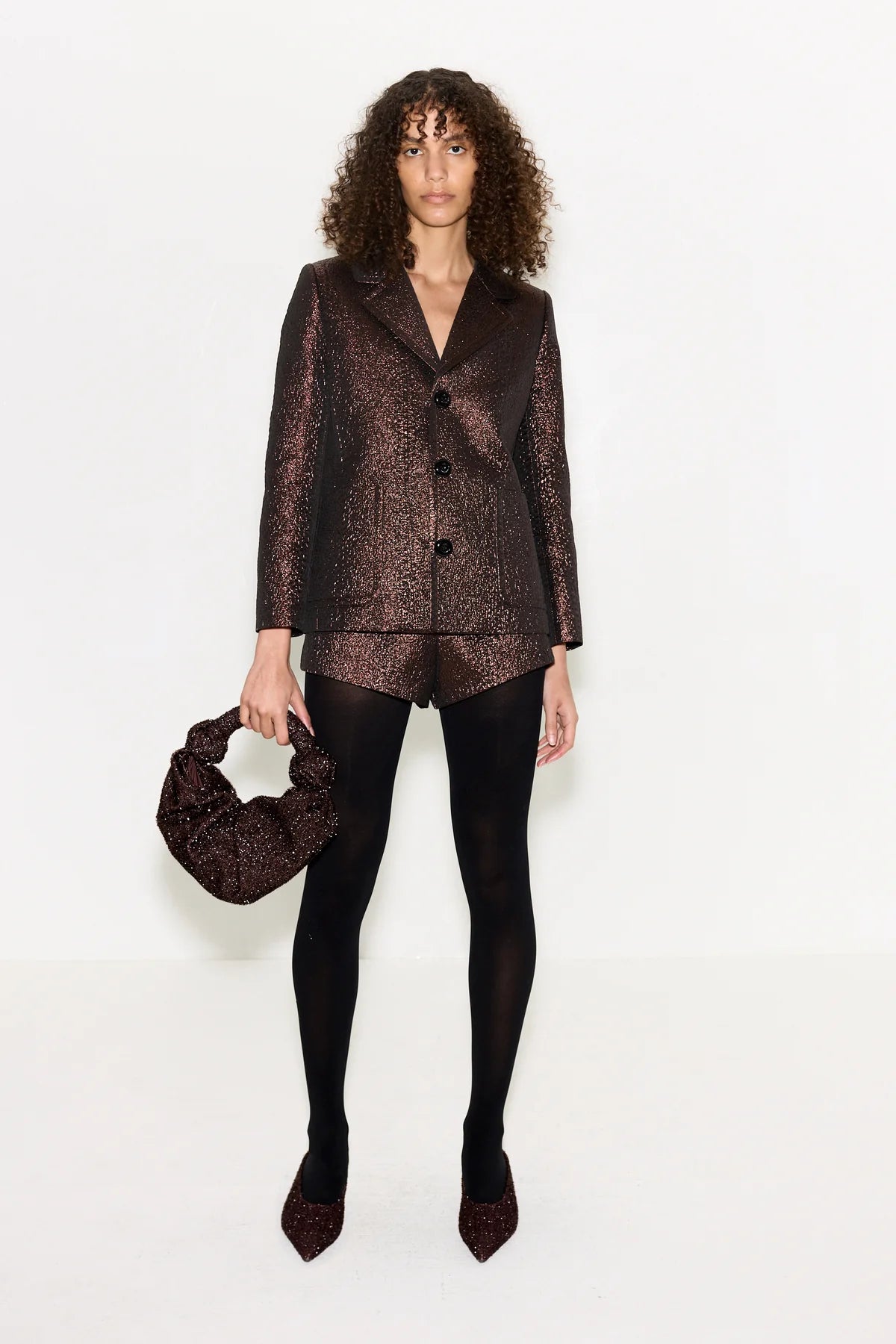 Hutton Metallic Jacket - The Collective Park City