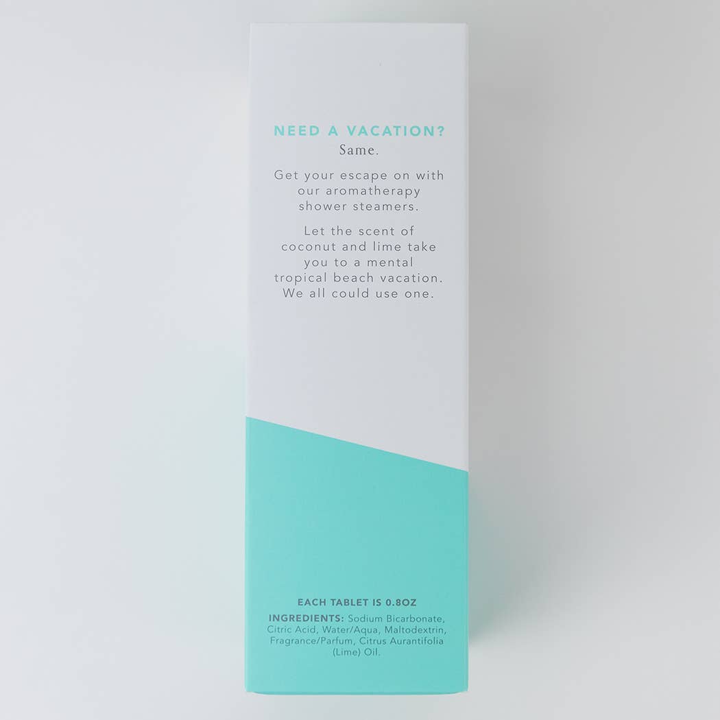 I Need A Vacation - Shower Steamers - Coconut Lime - The Collective Park City