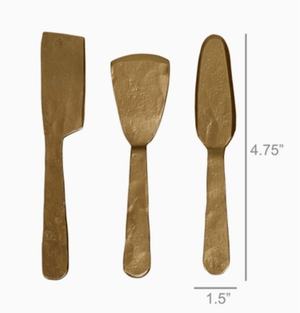 Ibsen Cheese Tools - Antique Brass - The Collective Park City
