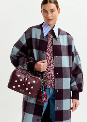 Ifit Wool Check Coat - The Collective Park City