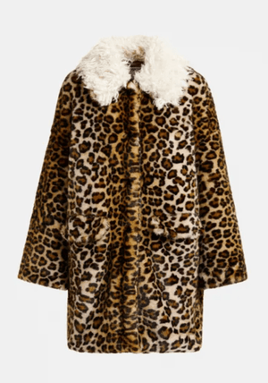 Ileopard Faux Fur Coat - The Collective Park City
