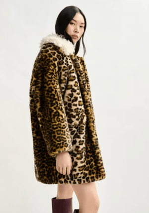 Ileopard Faux Fur Coat - The Collective Park City