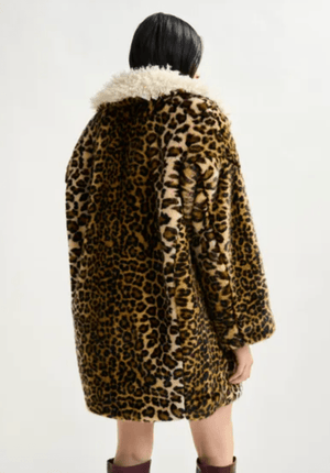 Ileopard Faux Fur Coat - The Collective Park City