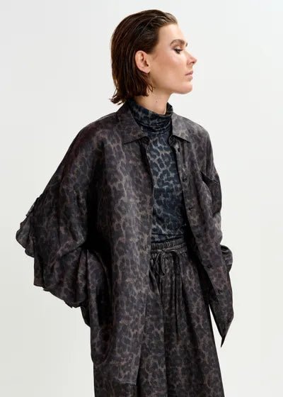 Ilorin Oversized Ruffle Shirt - The Collective Park City