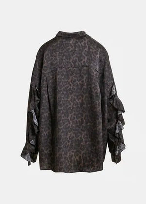 Ilorin Oversized Ruffle Shirt - The Collective Park City