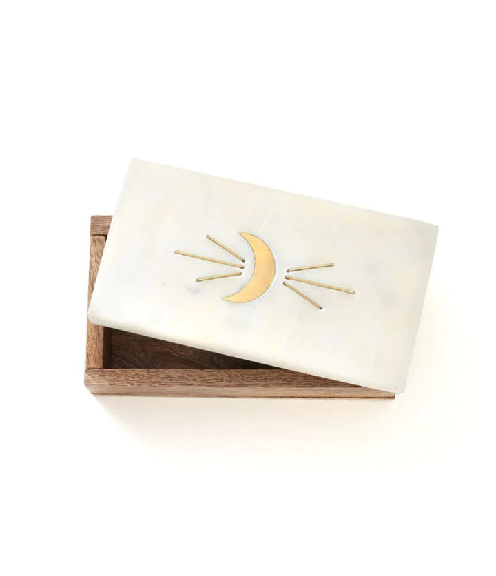 Indukala Crescent Moon Treasure Box - The Collective Park City