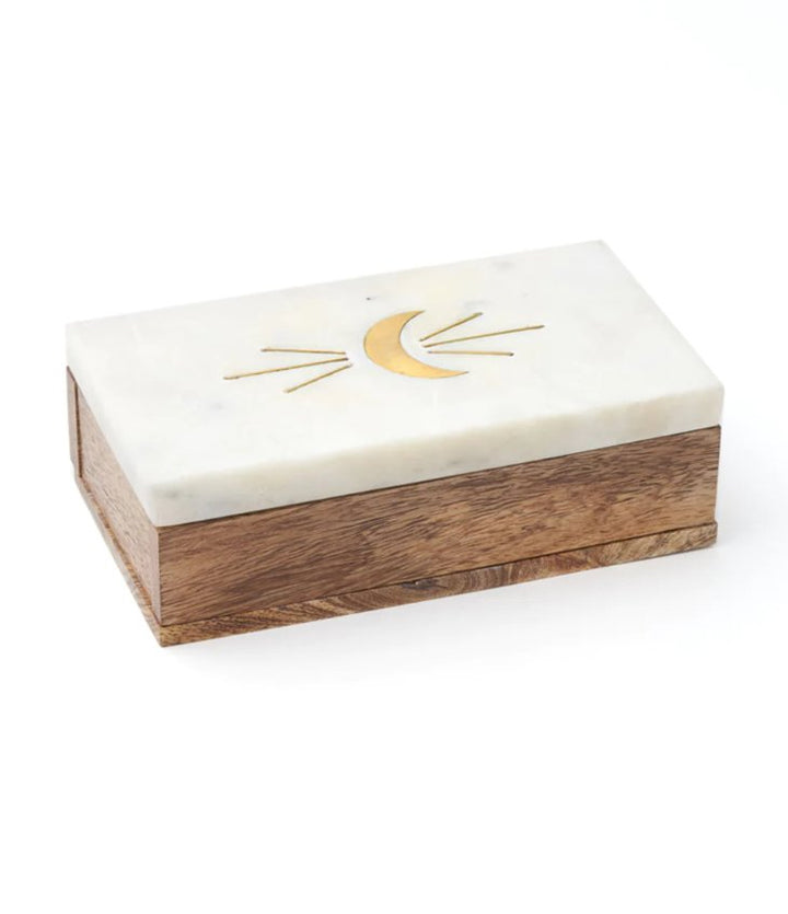 Indukala Crescent Moon Treasure Box - The Collective Park City