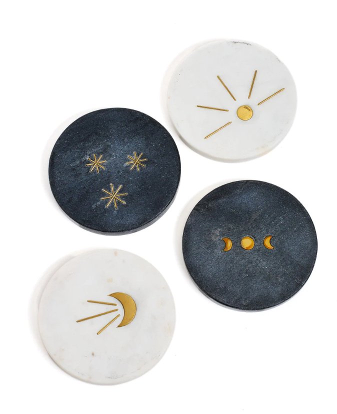 Indukala Moon Phase Coasters - The Collective Park City