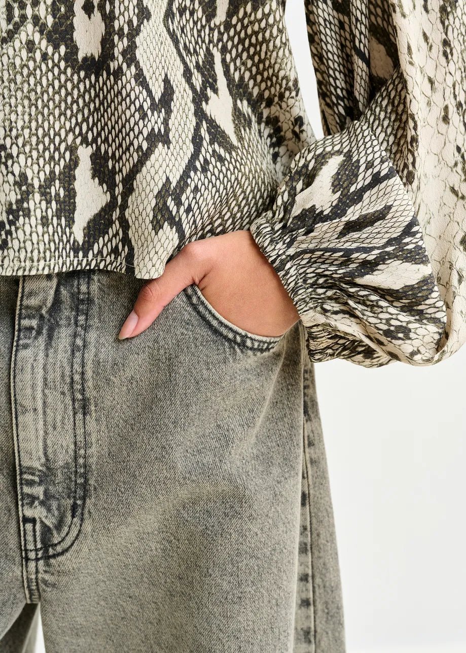 Inemy Balloon Sleeve Blouse - The Collective Park City