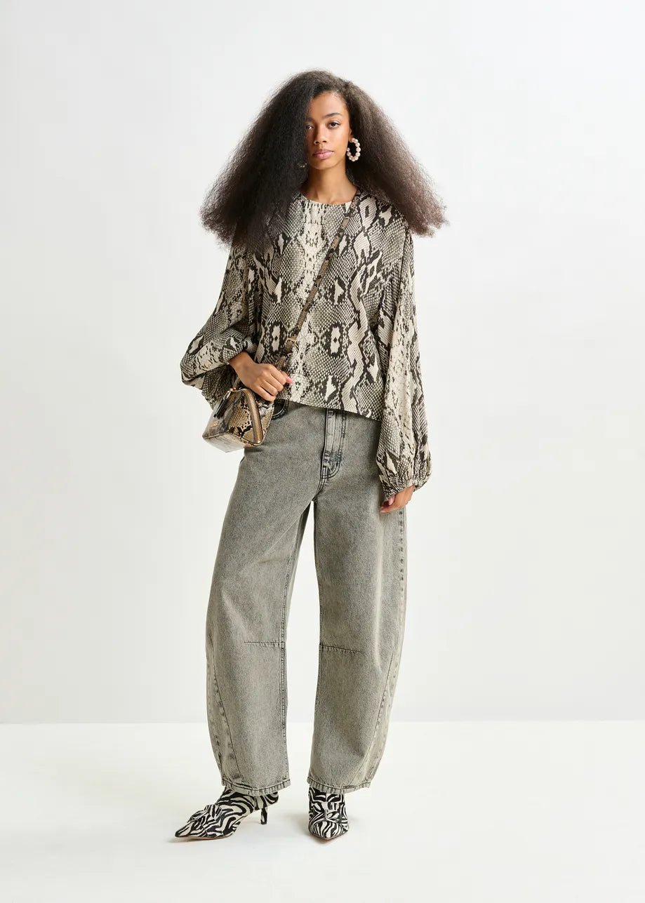 Inemy Balloon Sleeve Blouse - The Collective Park City