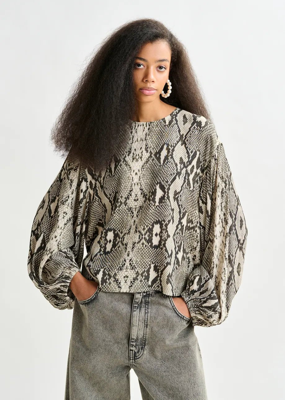 Inemy Balloon Sleeve Blouse - The Collective Park City