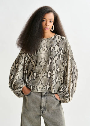 Inemy Balloon Sleeve Blouse - The Collective Park City