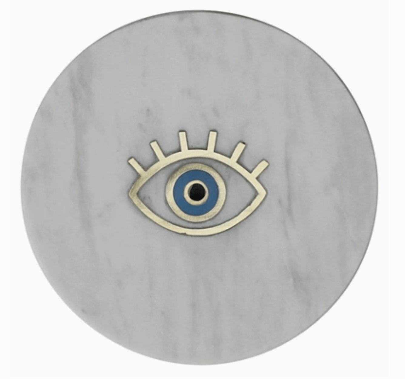 Inlaid Marble Tray - Eye - The Collective Park City