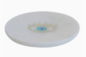 Inlaid Marble Tray - Eye - The Collective Park City