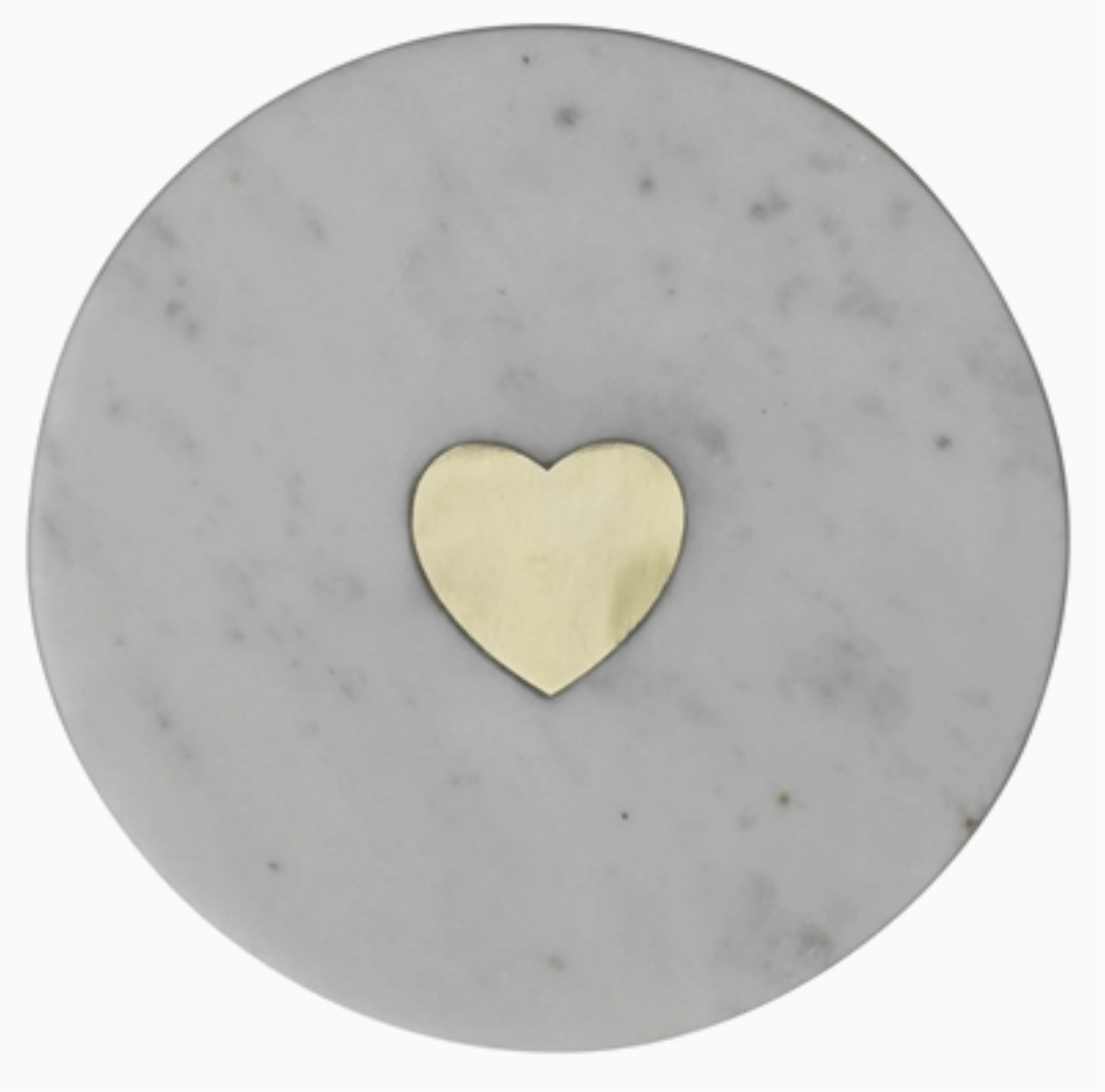 Inlaid Marble Tray - Heart - The Collective Park City
