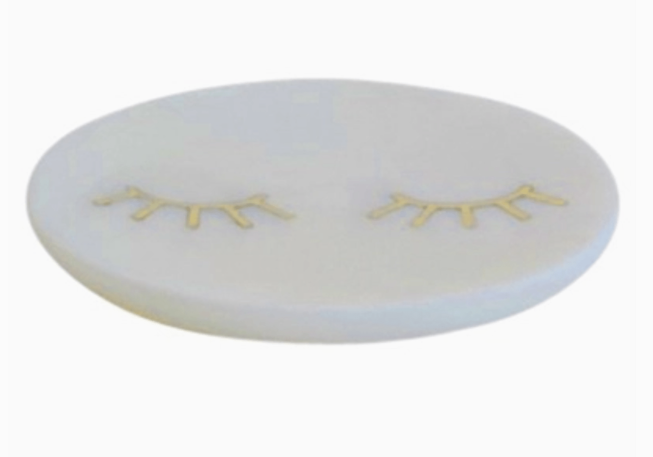 Inlaid Marble Tray - Lashes - The Collective Park City