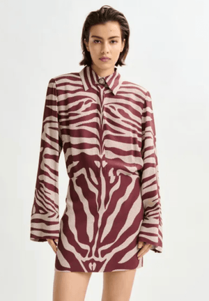 ISniper Printed Mini Dress - The Collective Park City