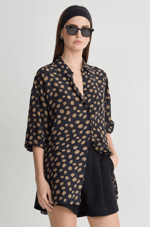 Isolde Button Down Top - The Collective Park City