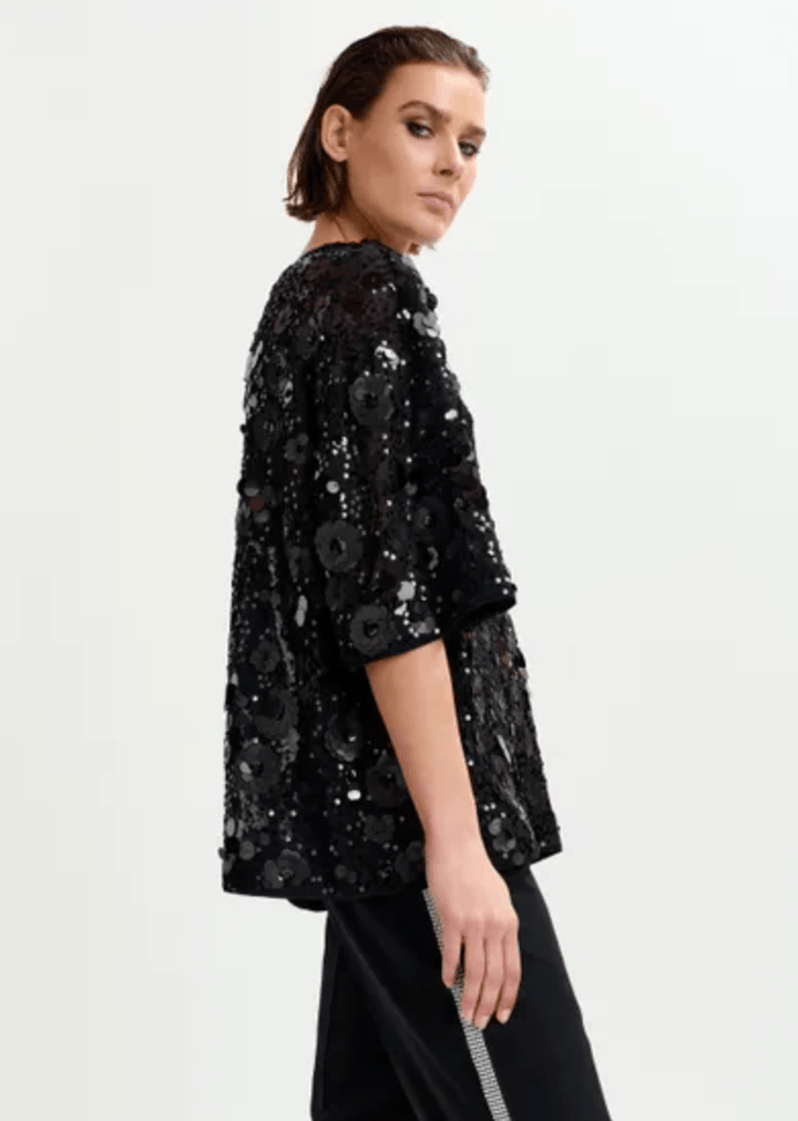 Isparkle Sequin Embellished Top - The Collective Park City
