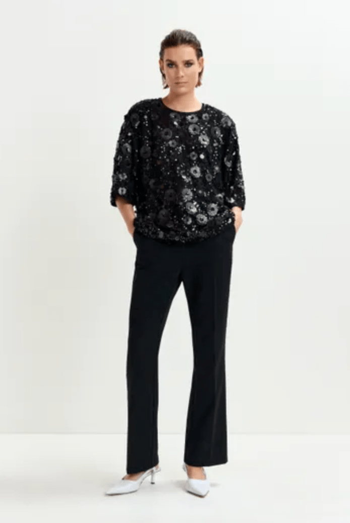 Isparkle Sequin Embellished Top - The Collective Park City