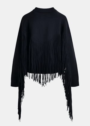 Istern Knit Fringe Jacket - The Collective Park City