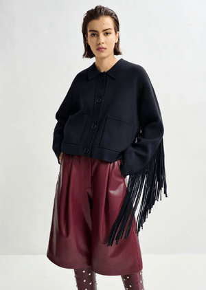 Istern Knit Fringe Jacket - The Collective Park City