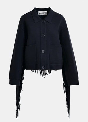 Istern Knit Fringe Jacket - The Collective Park City