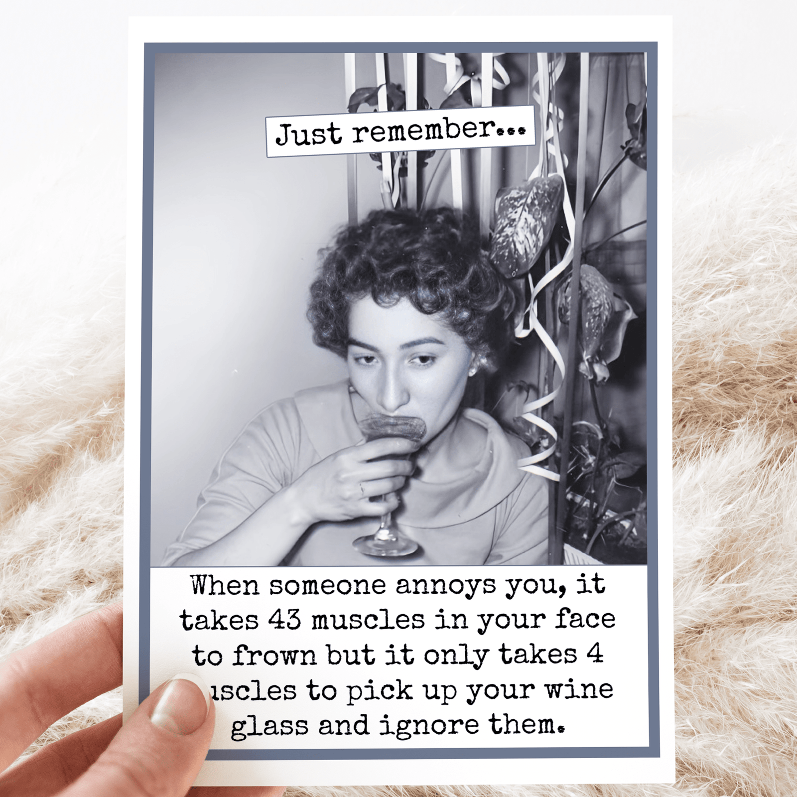 It Only Takes 4 Muscles...Greeting Card - The Collective Park City