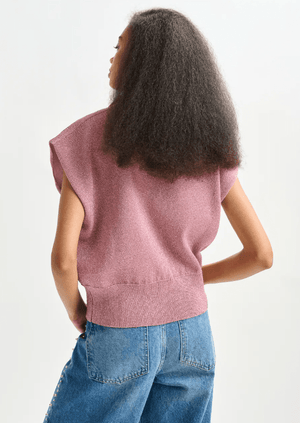 Itdance Lurex Knit Top - The Collective Park City