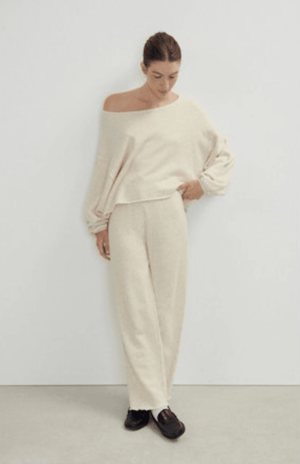 Itonay Straight - Leg Jogger - Ecru - The Collective Park City