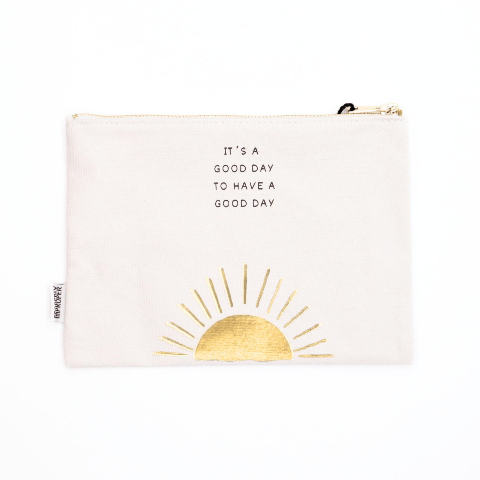 It's A Good Day - Canvas Pouch - The Collective Park City