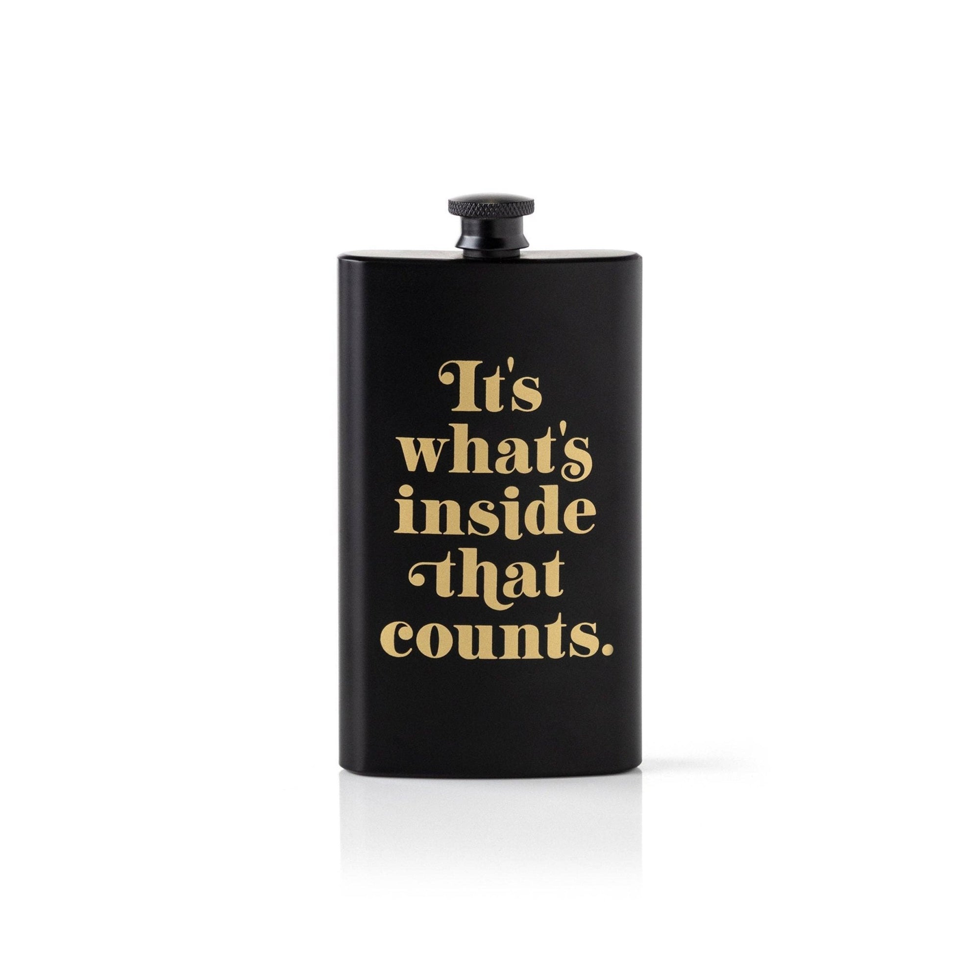 It's What's Inside That Counts Pocket Flask - The Collective Park City
