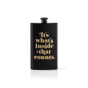 It's What's Inside That Counts Pocket Flask - The Collective Park City