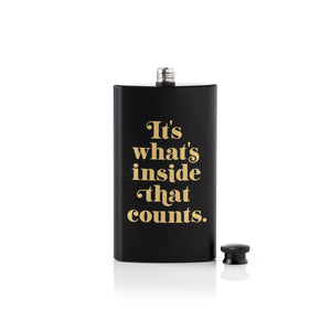 It's What's Inside That Counts Pocket Flask - The Collective Park City