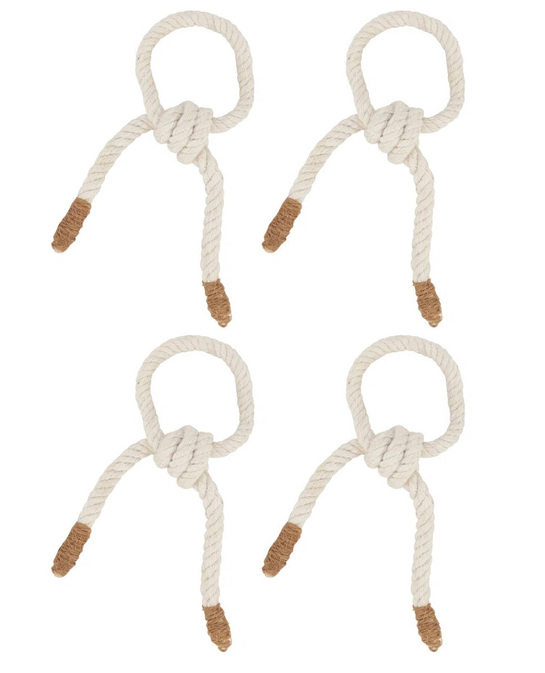 Ivory Knotted Rope Napkin Ring - The Collective Park City