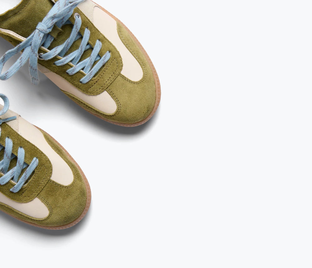 Jackie Sneaker - Wasabi Suede - The Collective Park City