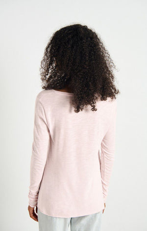 Jacksonville Long Sleeve V - Neck - Vintage Marshmallow - The Collective Park City