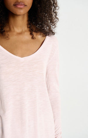 Jacksonville Long Sleeve V - Neck - Vintage Marshmallow - The Collective Park City
