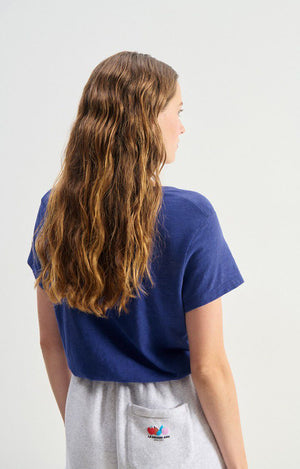 Jacksonville Short Sleeve Round - Neck T-shirt - Vintage Cosmic Blue - The Collective Park City