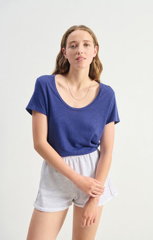 Jacksonville Short Sleeve Round - Neck T-shirt - Vintage Cosmic Blue - The Collective Park City