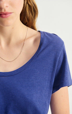 Jacksonville Short Sleeve Round - Neck T-shirt - Vintage Cosmic Blue - The Collective Park City