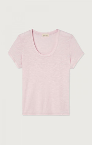 Jacksonville Short Sleeve Scoop-Neck Tee - Vintage Marshmallow - The Collective Park City