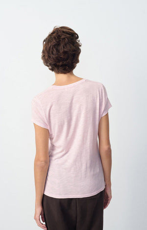 Jacksonville Short Sleeve Scoop-Neck Tee - Vintage Marshmallow - The Collective Park City
