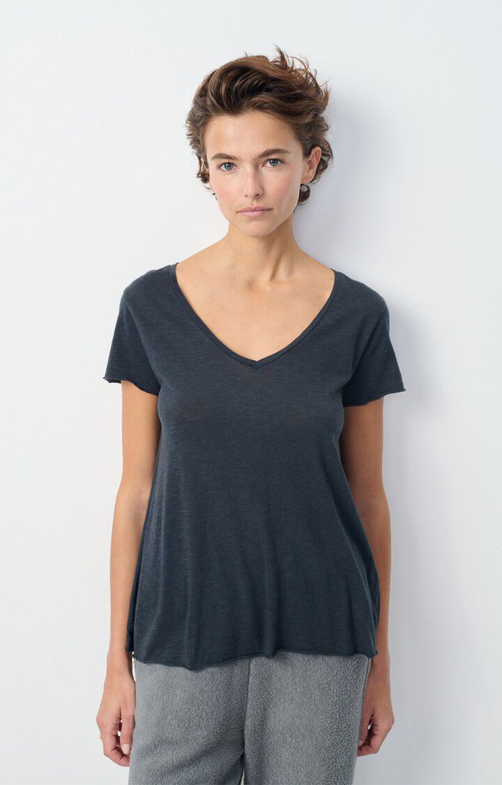 Jacksonville Short Sleeve V - Neck T-shirt - Navy - The Collective Park City