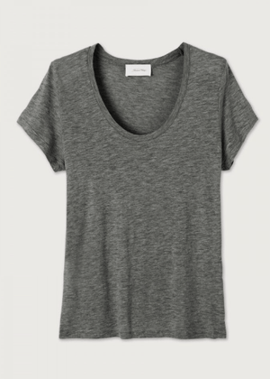 Jacksonville S/S Scoop Neck T-shirt - Charcoal - The Collective Park City