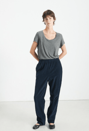 Jacksonville S/S Scoop Neck T-shirt - Charcoal - The Collective Park City