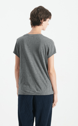 Jacksonville S/S Scoop Neck T-shirt - Charcoal - The Collective Park City